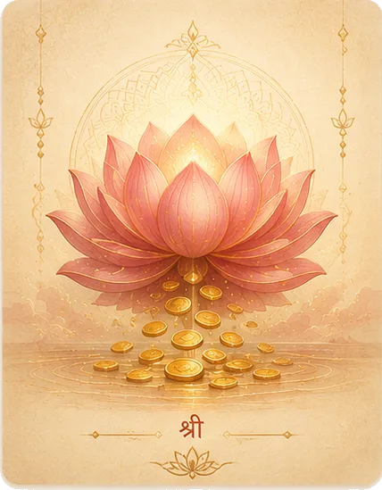 Sacred Mahalakshmi Ashtakam representation